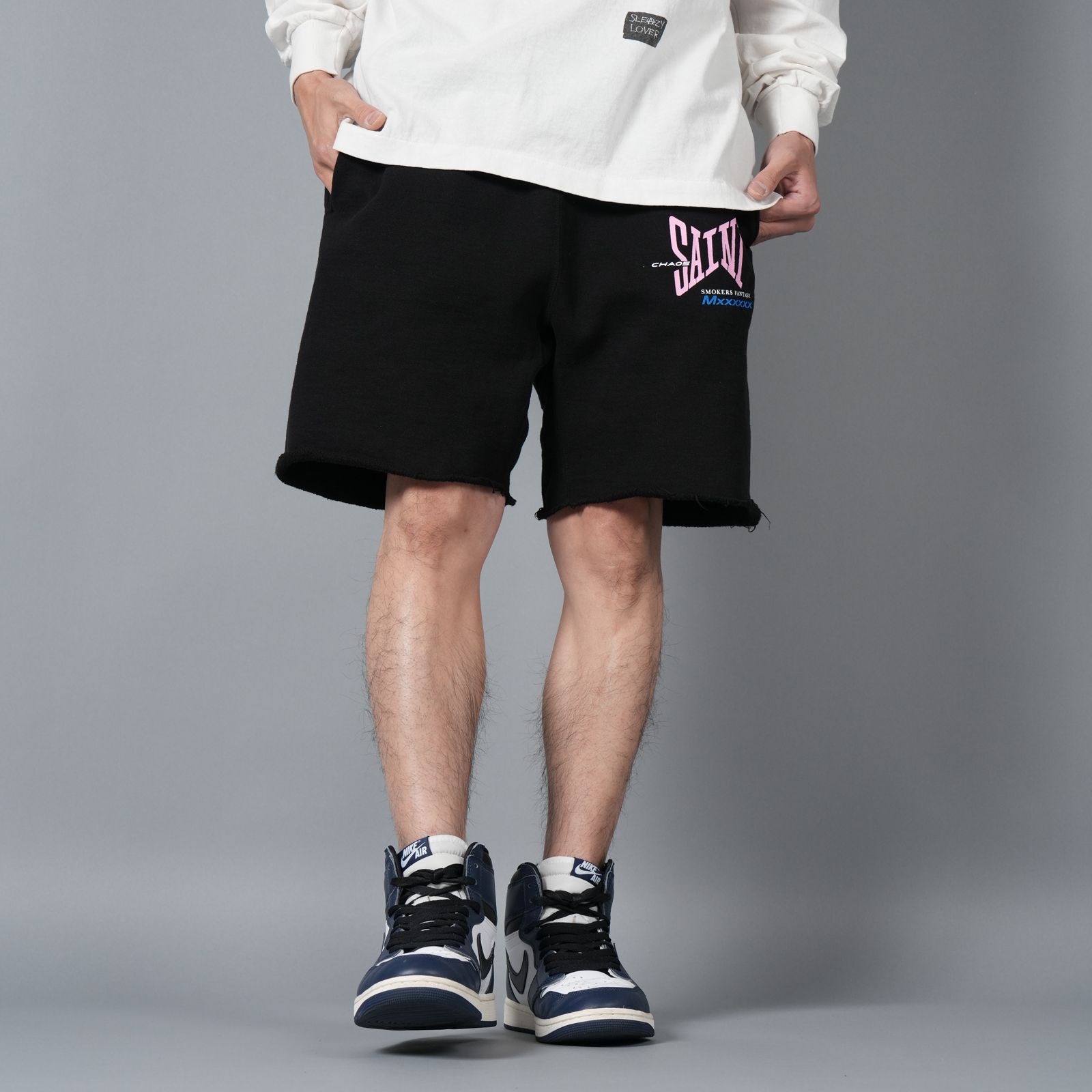 SAINT M×××××× - 【残りわずか】SM-HR8-0000-059 / SWEAT SHORTS