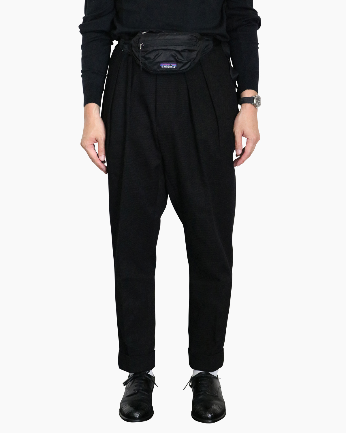 NEAT｜Cotton Kersey｜Black - Tapered｜PRODUCT｜Continuer Inc