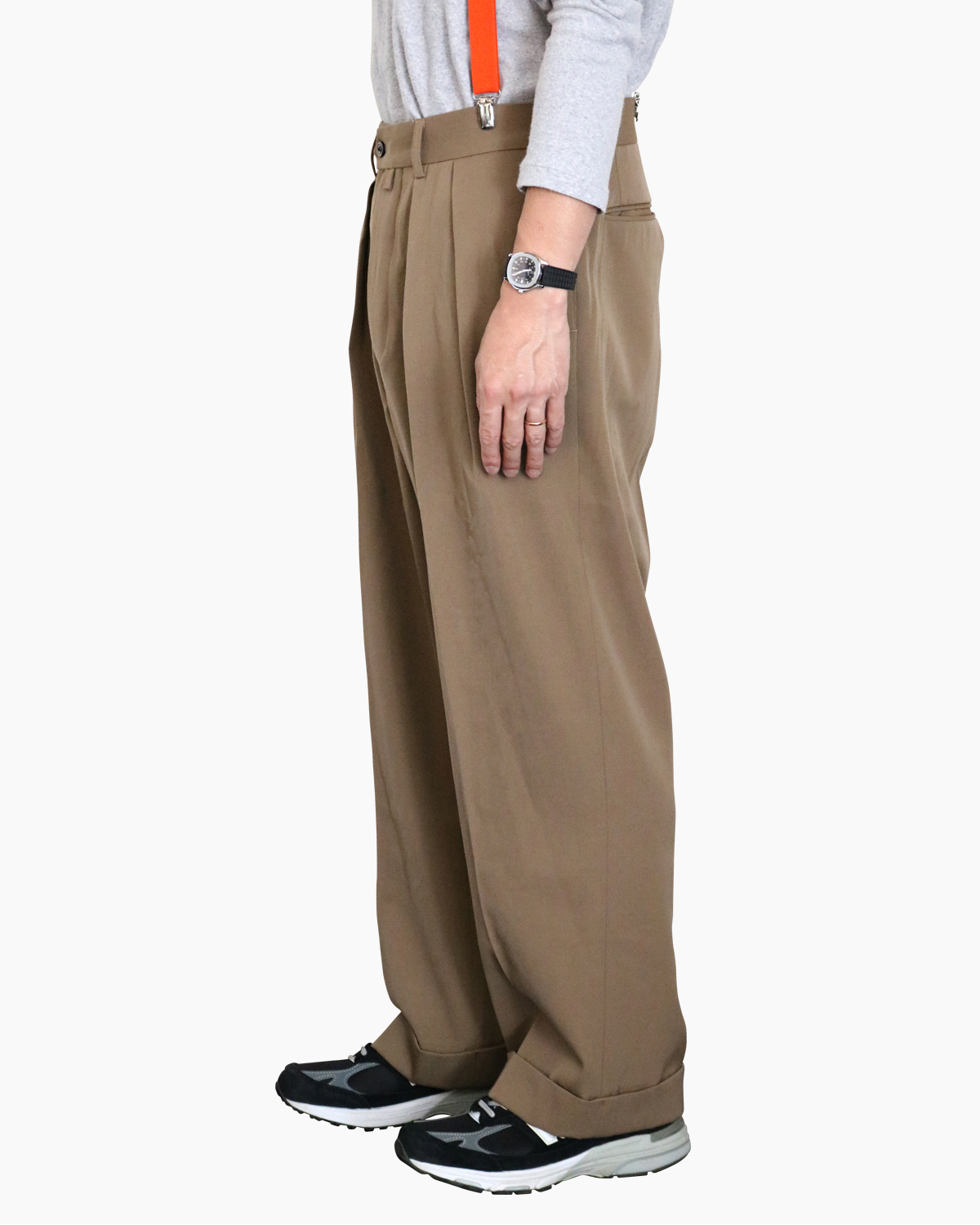 NEAT｜Wool High Density Gabardine｜WIDE - Camel｜PRODUCT