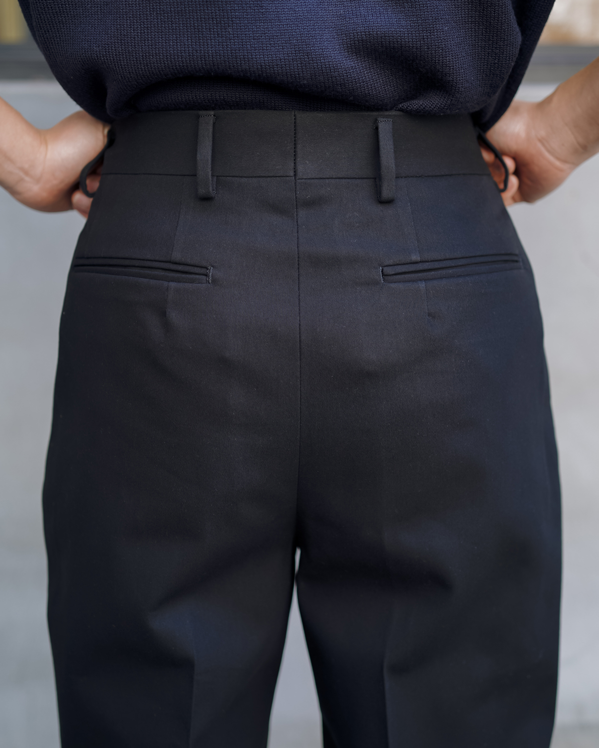 NEAT｜Cotton Venetian｜STANDARD - Black｜PRODUCT｜Continuer Inc