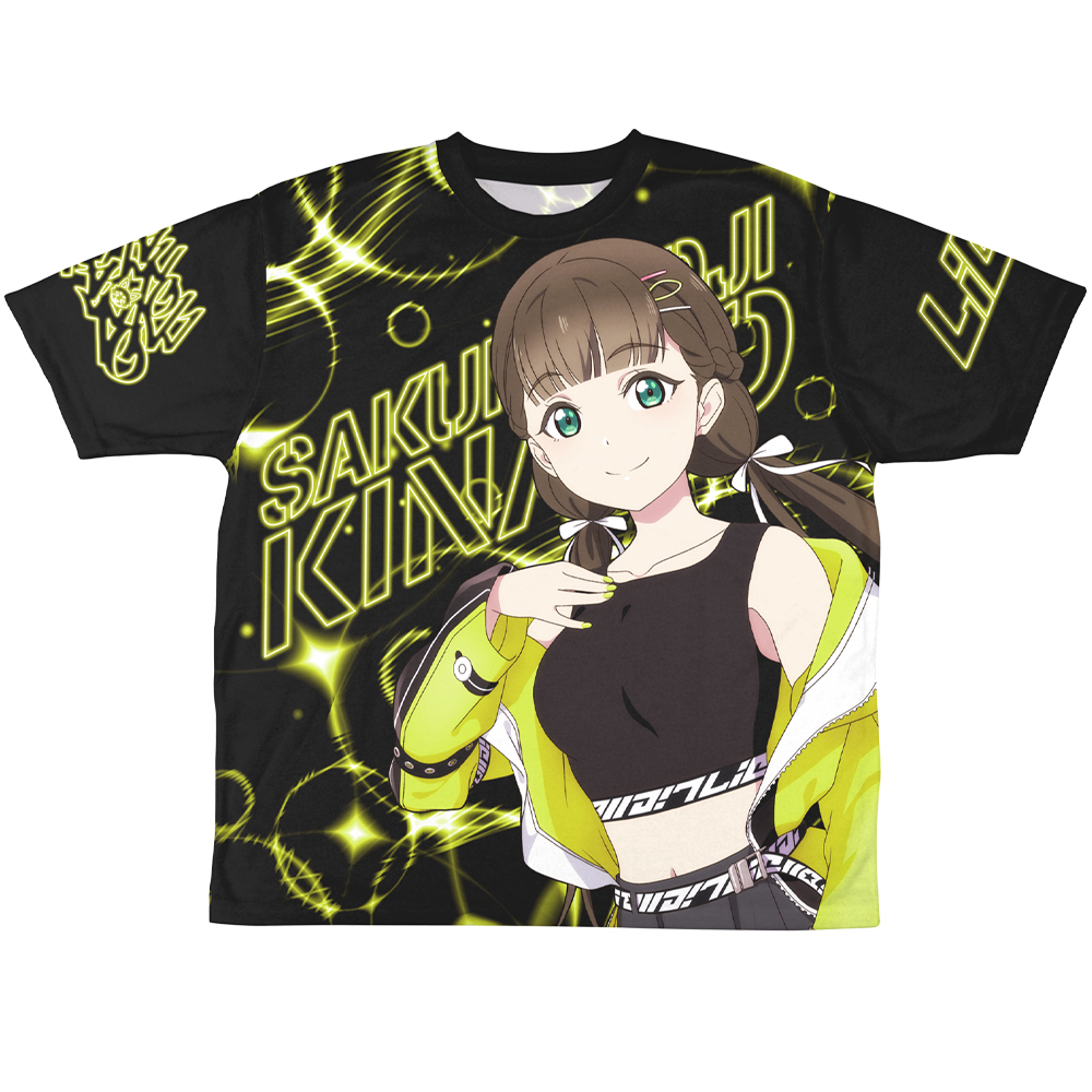 描き下ろし 桜小路 きな子 両面フルグラフィックTシャツ [ラブライブ
