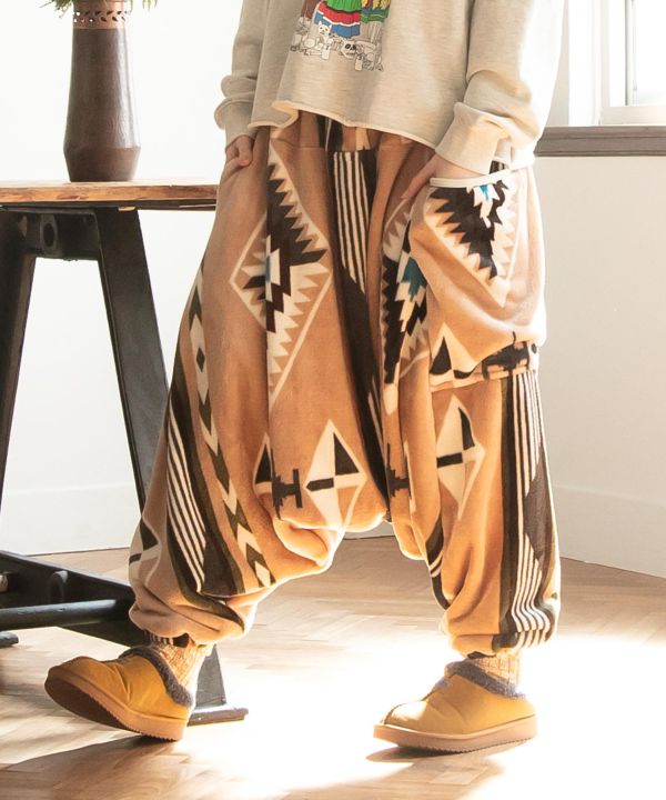 着る毛布】ノマディサルエルパンツ《NOMADY》(NATURAL): 『チャイハネ