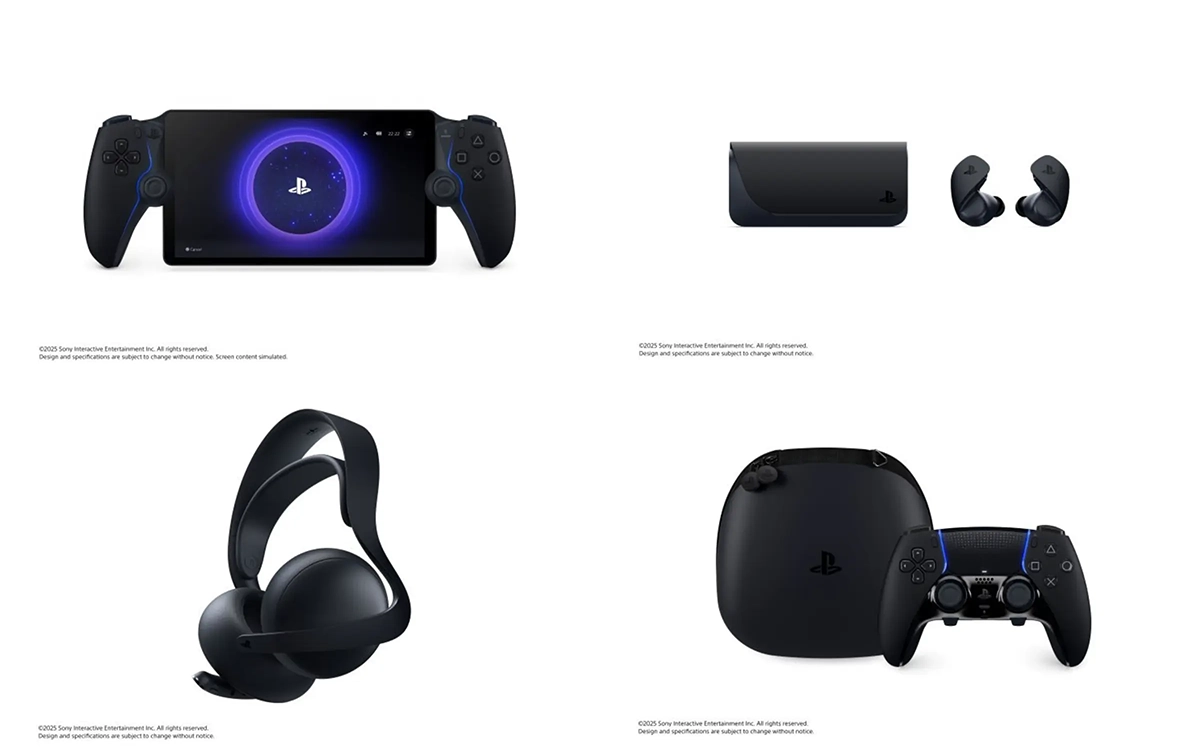 先行予約販売開始＞PS5周辺機器「ミッドナイトブラックコレクション