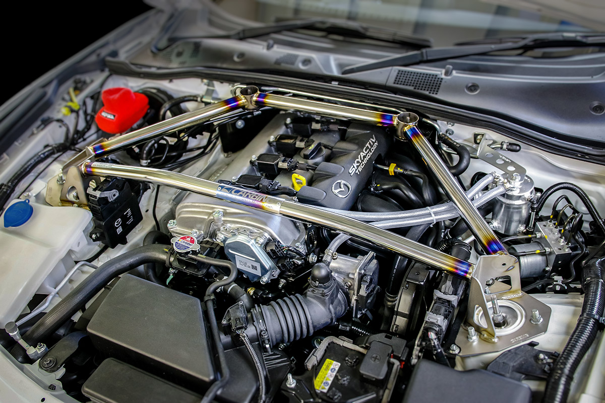 マツダ ロードスター ND5RC用 ストラットタワーバー /チタン /フロント