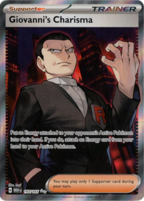 サカキのカリスマ SR 海外版 英語版 Giovanni's Charisma - 197/165