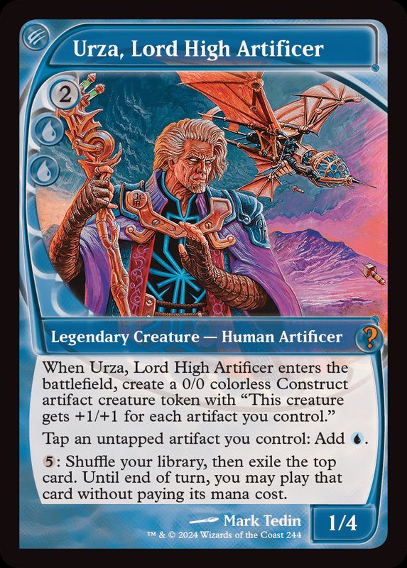 FOIL)最高工匠卿、ウルザ/Urza, Lord High Artificer《英語》【Reprint