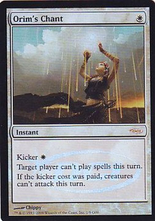 FOIL)オアリムの詠唱/Orim's Chant《英語》【Judge Promos】