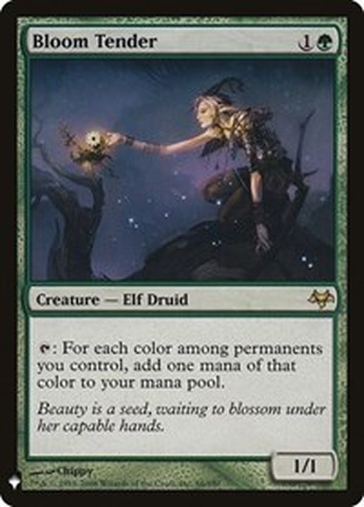 MTG 花を手入れする者/Bloom Tender フラクチャーfoil 英語版 花を