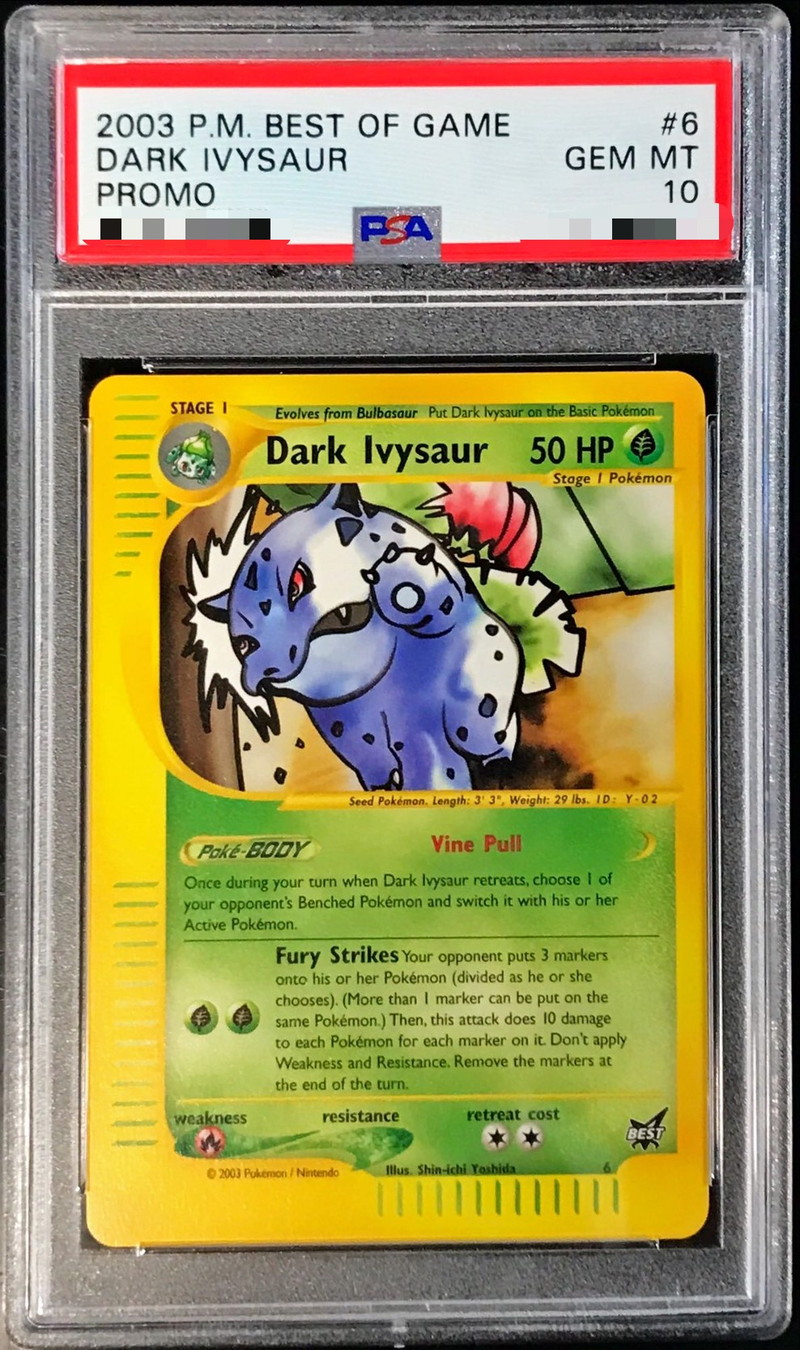 PSA10鑑定済〕わるいフシギソウ(英語版)【-】{-}