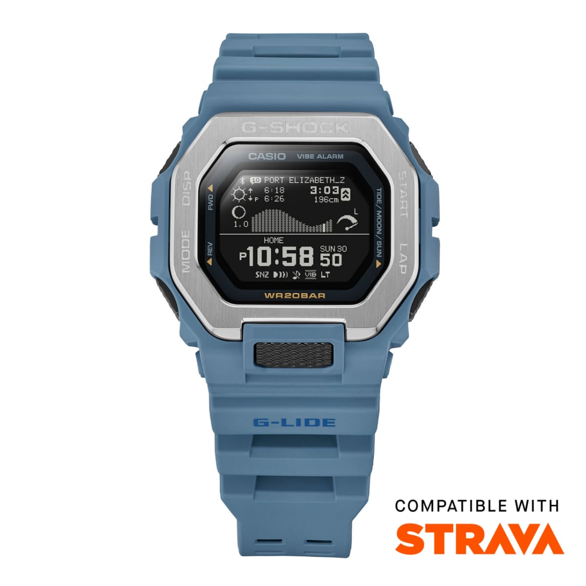 GBX100-2A | G-SHOCK G-LIDE Silver | CASIO
