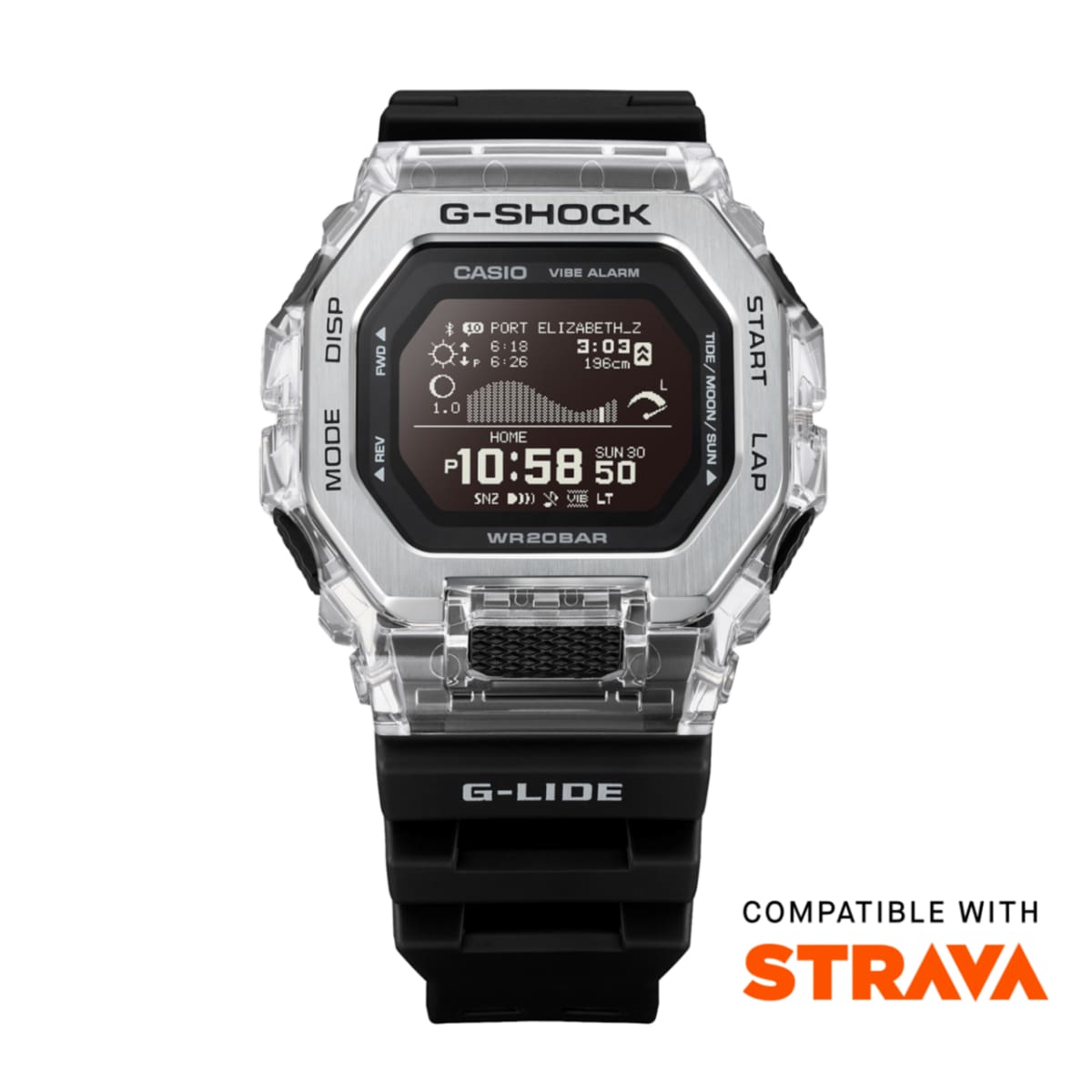 GBX100S-1 | G-SHOCK G-LIDE Silver | CASIO