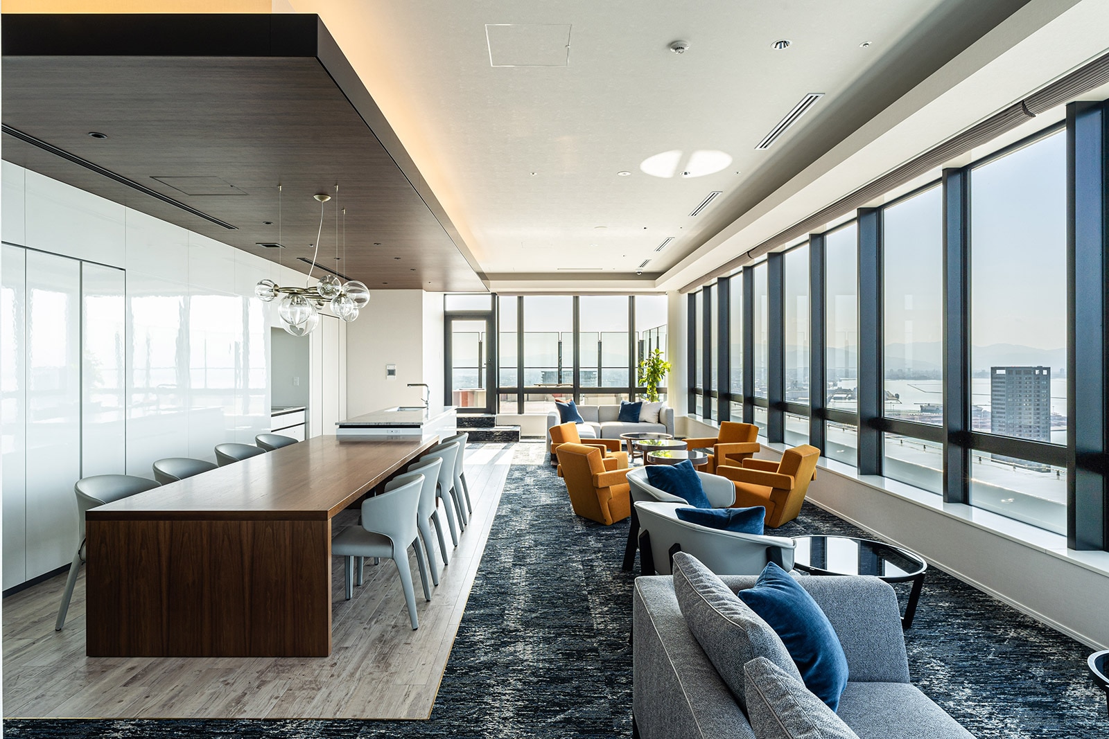 ISLANDCITY OCEAN&FOREST TOWER RESIDENCE WEST 47F LOUNGE - 納品事例