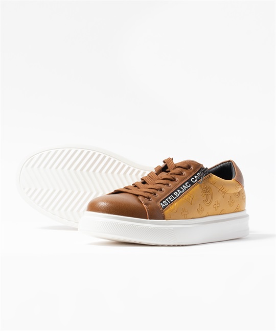 家紋型押しZIPスニーカー | カステルバジャック（CASTELBAJAC）公式通販