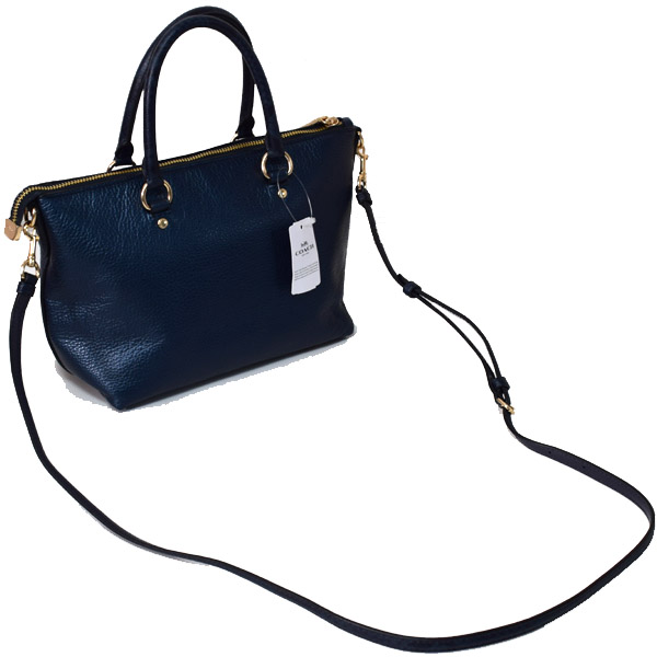 COACH】コーチ ペブルレザー ミニ エマ サッチェル 2WAY ショルダー