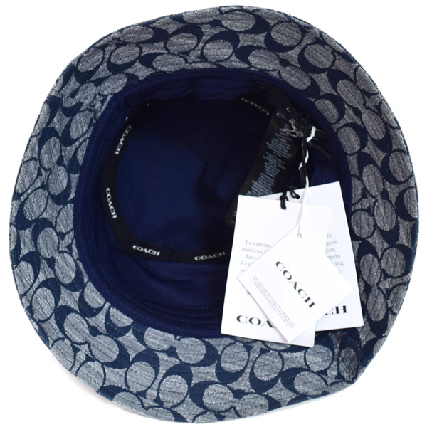 COACH】コーチ コットン シグネチャー バケットハット バケハ サファリ