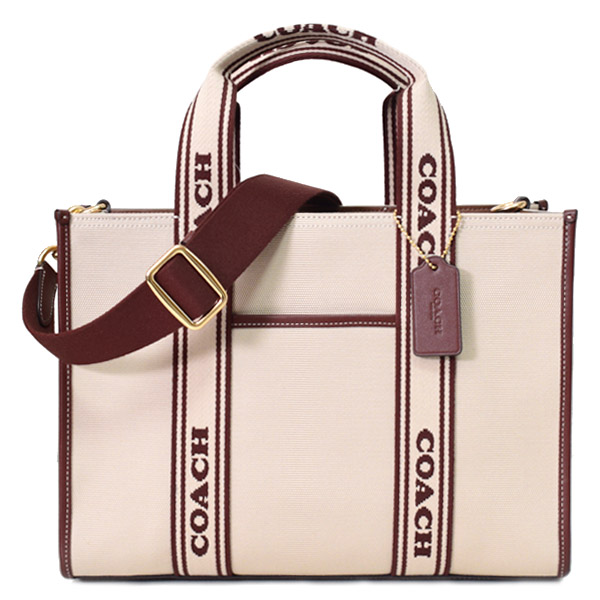 COACH】コーチ バッグ キャンバス トート レザー ロゴ スミス 2way