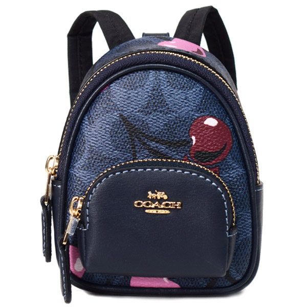 COACH】コーチ バックパック キーホルダー コーティングキャンバス