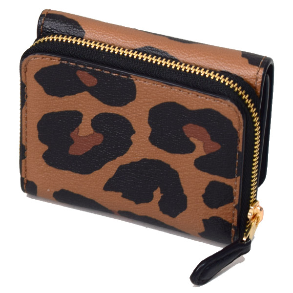 COACH】コーチ コーティングキャンバス スムースレザー レオパード