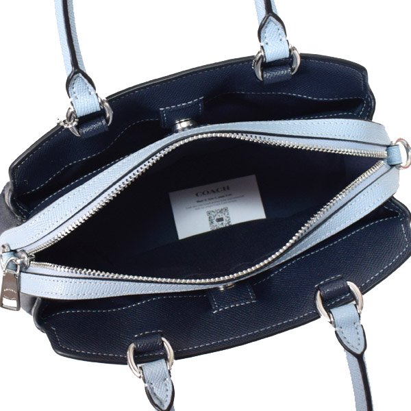 COACH】コーチ レザー リリー ミニ キャリーオール カラーブロック