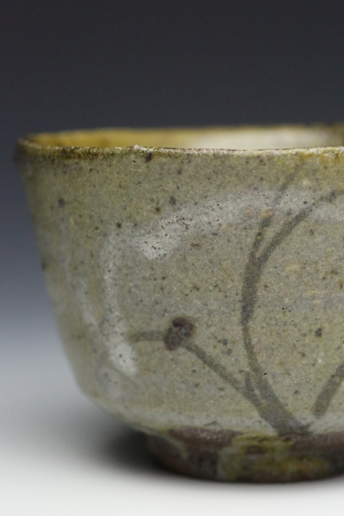 丸田宗彦 絵唐津ぐいのみ 作家もの唐津焼酒器 薪窯焼成陶酒盃 酒呑み 桐箱