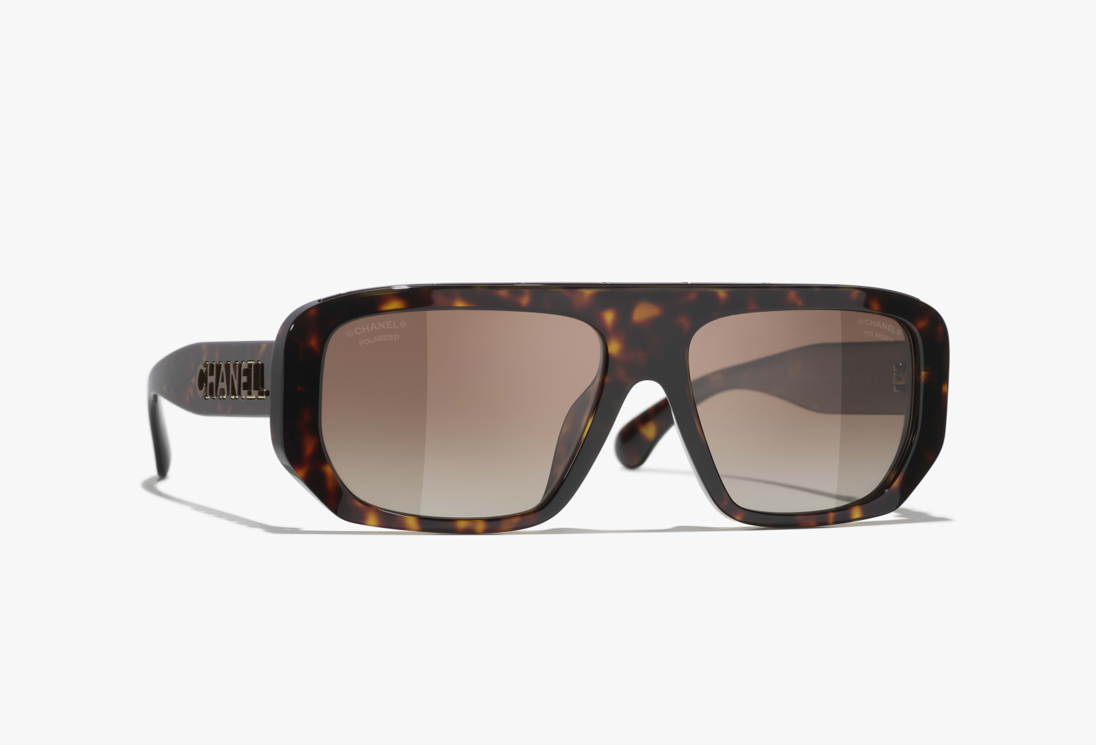 CHANEL サングラス: シールド シェイプ サングラス, アセテート 5556U