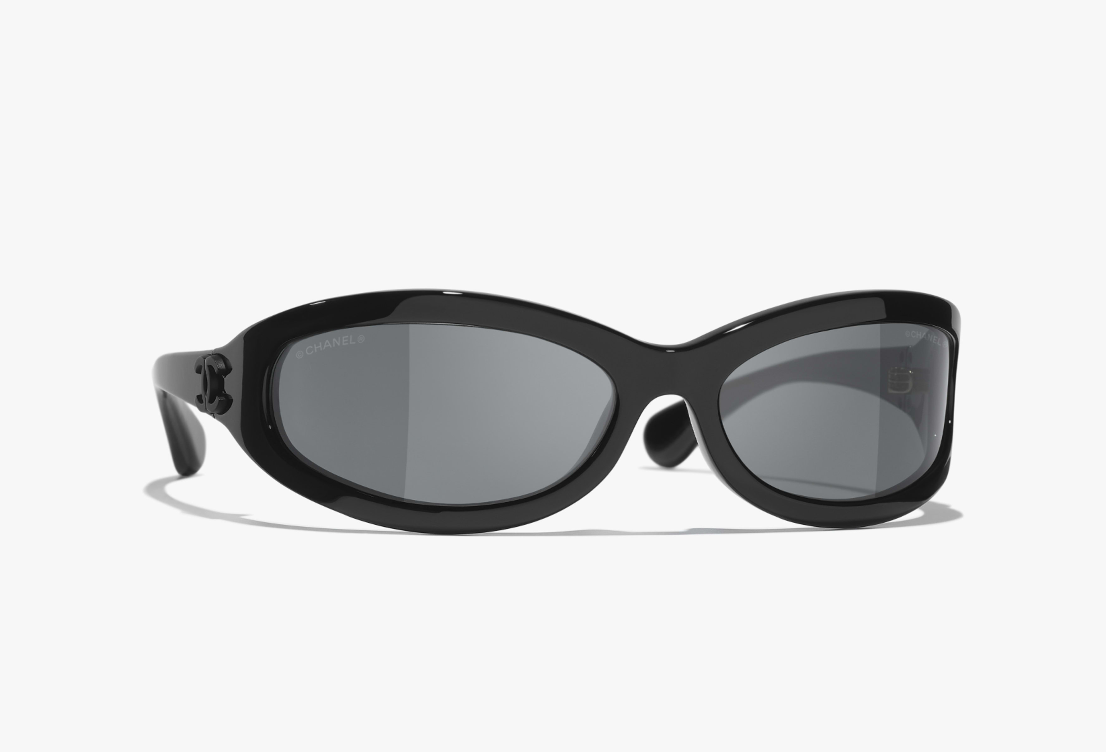 CHANEL サングラス: シールド シェイプ サングラス, ナイロン 9188