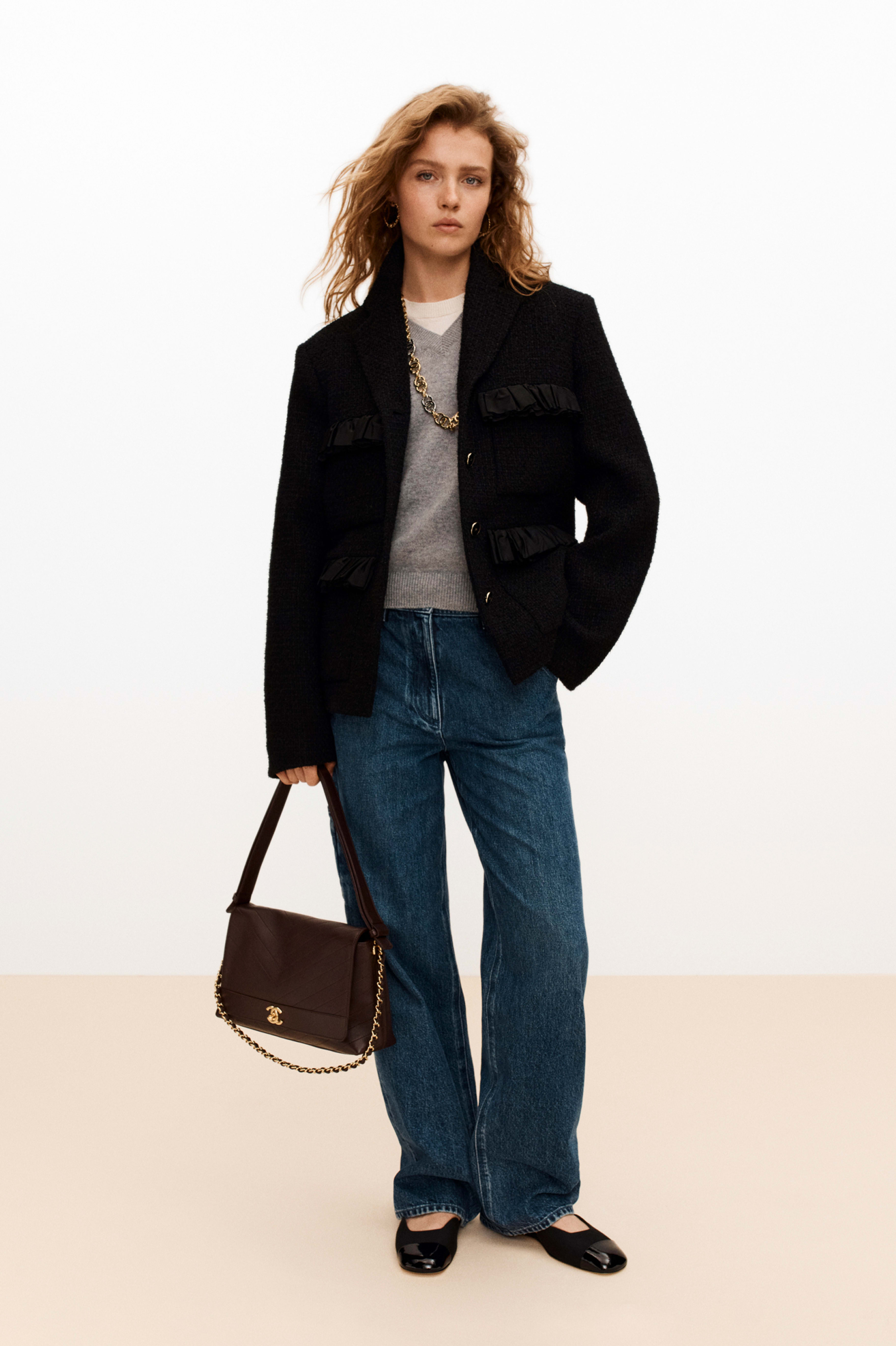 Jeans - Washed denim, blue — Fashion | CHANEL