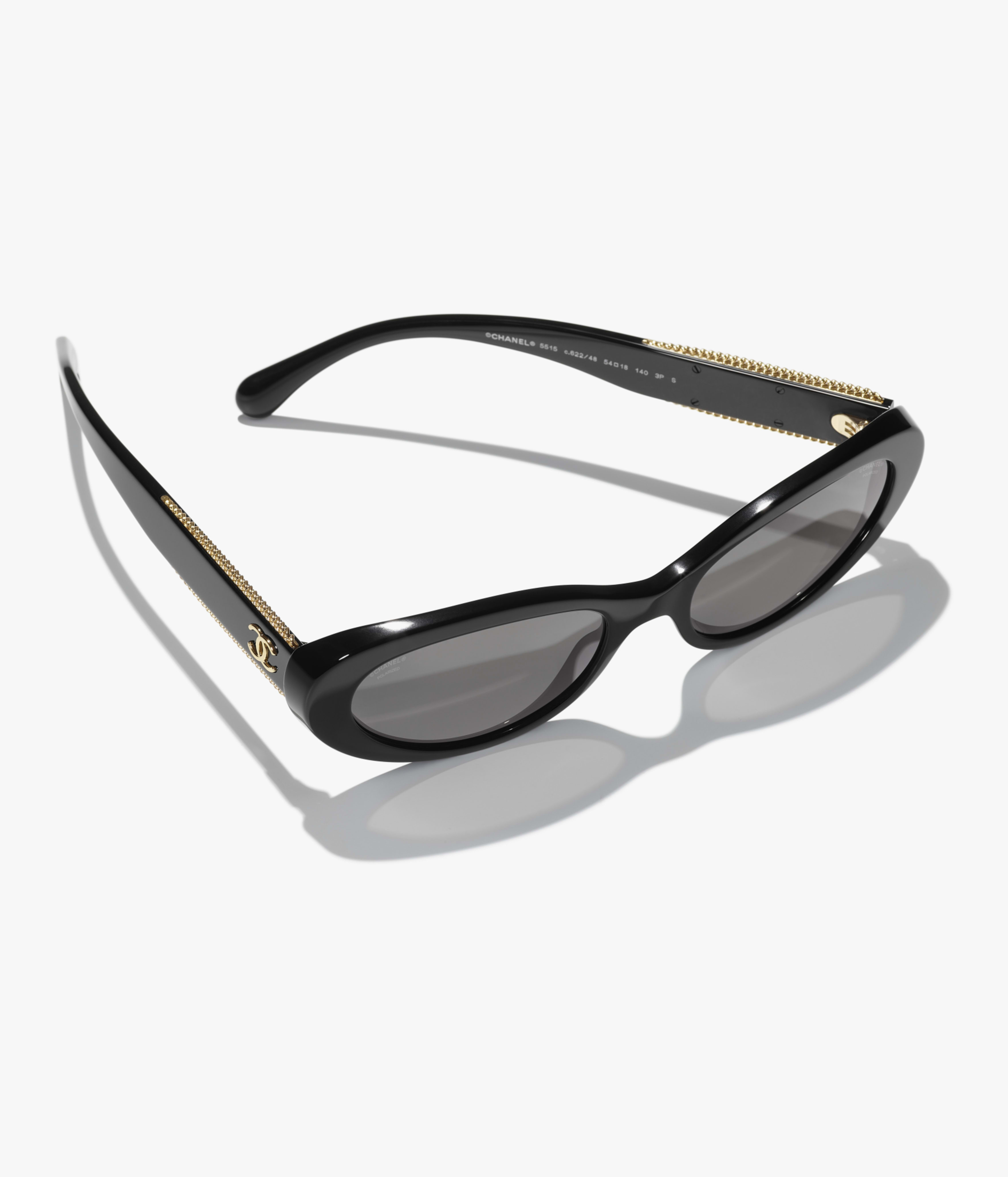 CHANEL Sunglasses: Oval Sunglasses, acetate — Fashion | CHANEL