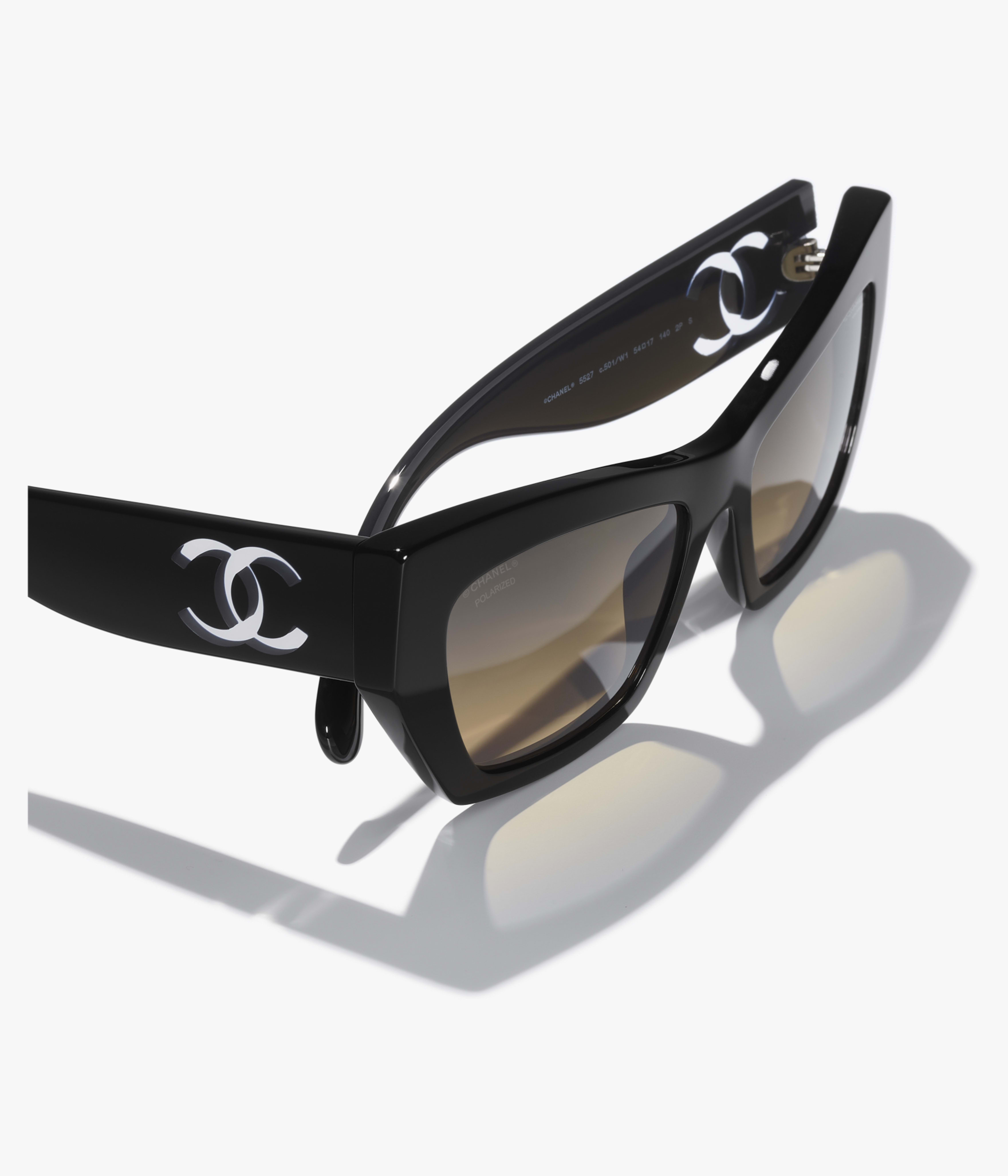 CHANEL サングラス: キャッツアイ シェイプ サングラス, アセテート