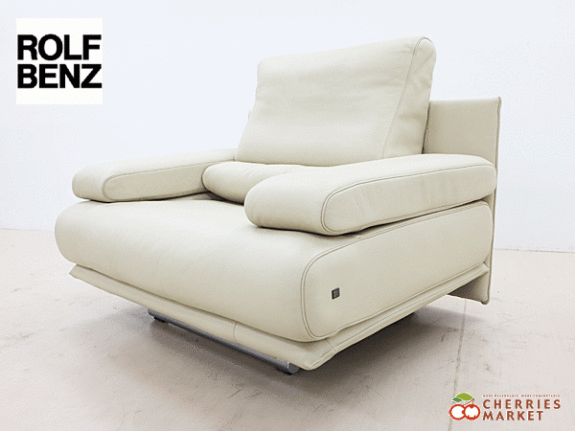 ROLF BENZ】ロルフベンツ 6500 1人掛けソファ ラウンジチェア ベージュ