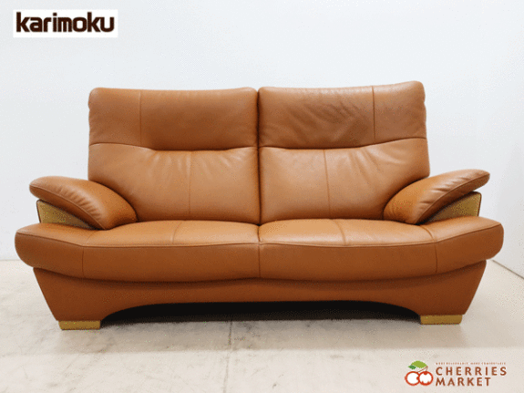 Karimoku】カリモク Z187モデル 2人掛椅子ワイド/2.5人掛けソファ 出張