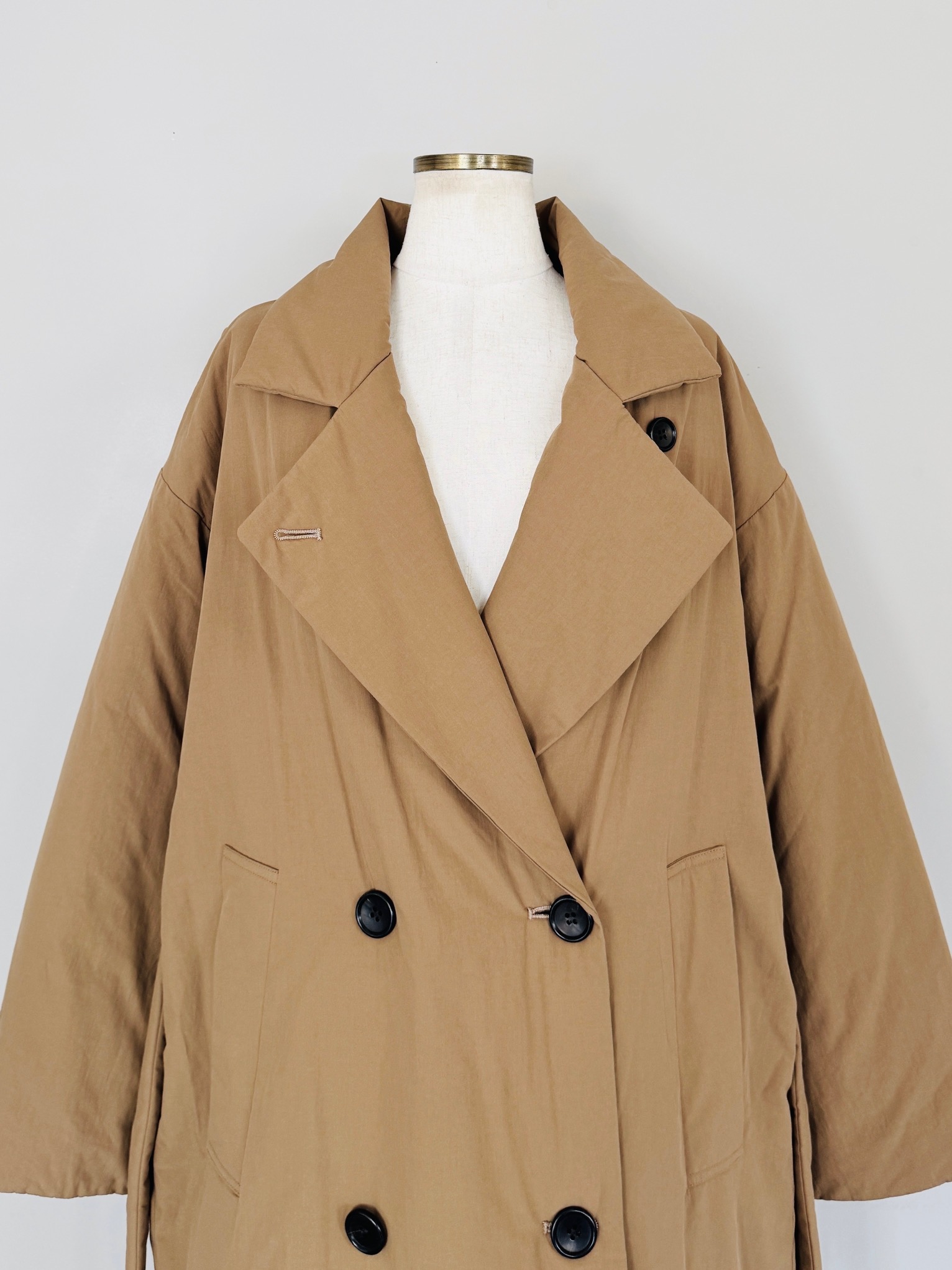 SELECT(セレクト) 中綿テーラードロングコート｜Praise / trois