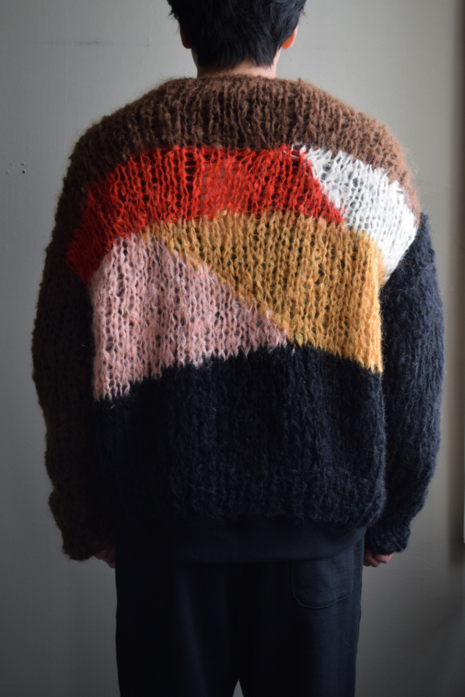 UNUSED (アンユーズド) Mohair knit cardigan US2462 [BROWN]