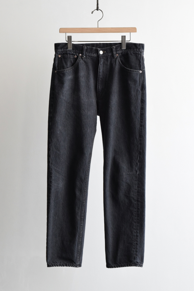 COMOLI (コモリ) デニム 5Pパンツ [FADE BLACK]