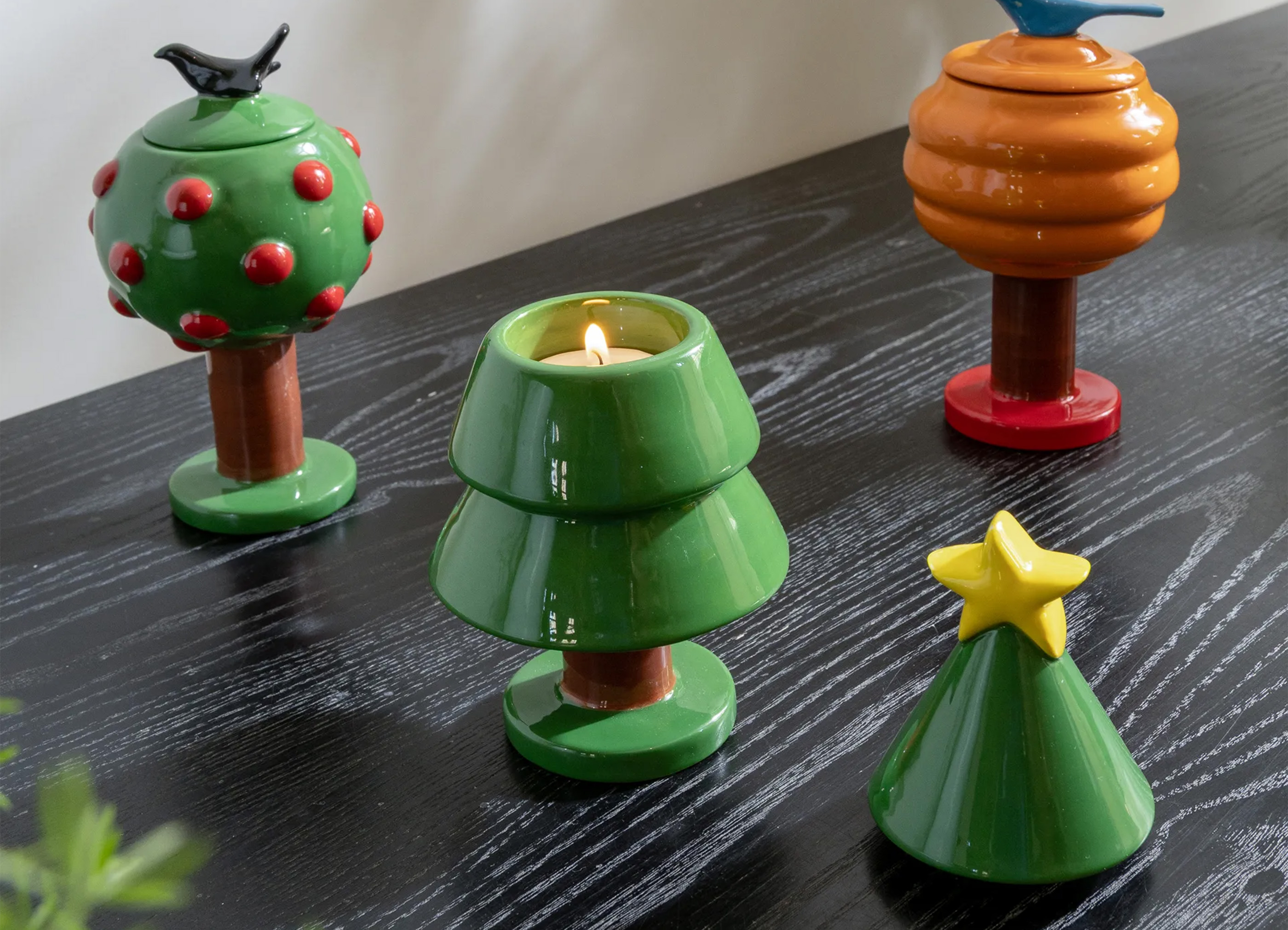 &Klevering / アンドクレベリン】Candle holder haines christmas