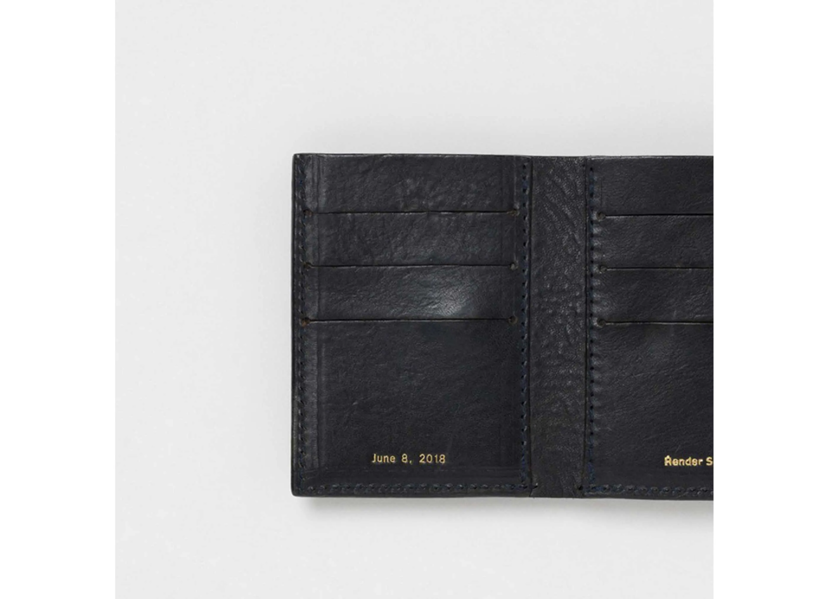Hender Scheme / エンダースキーマ】Trifold Wallet 財布 / Blackの