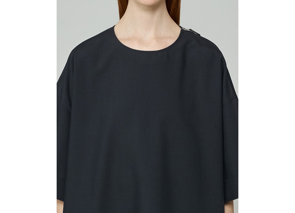 THE RERACS / ザ リラクス】The Side Zip Pullover Shirt Short Sleeve