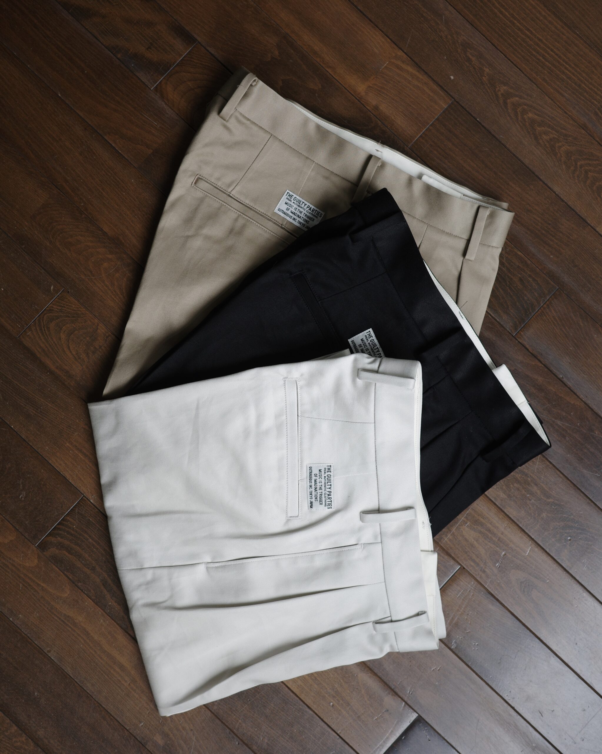 WACKO MARIA】DOUBLE PLEATED CHINO TROUSERS | CIENTO BLOG