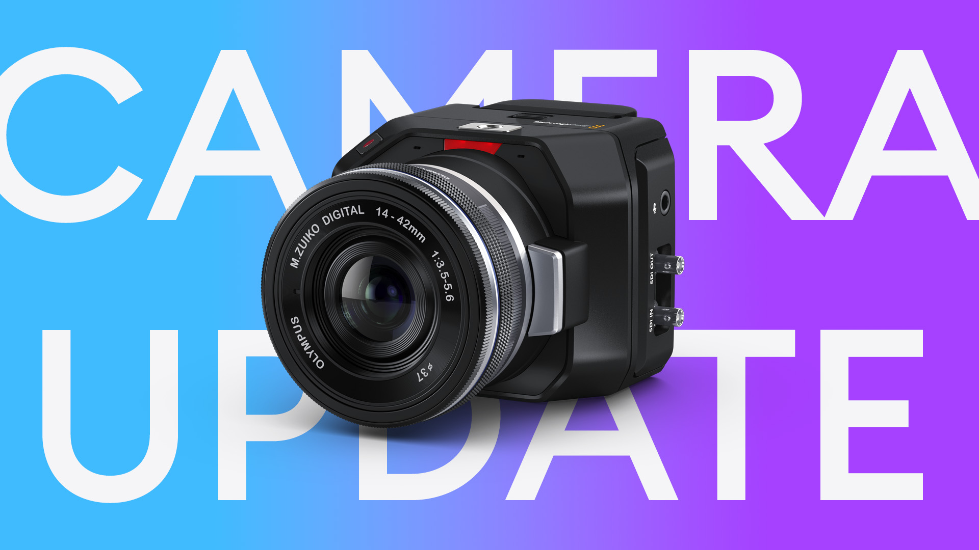 Blackmagic Camera 9.6 Update Enhances Micro Studio Camera 4K G2