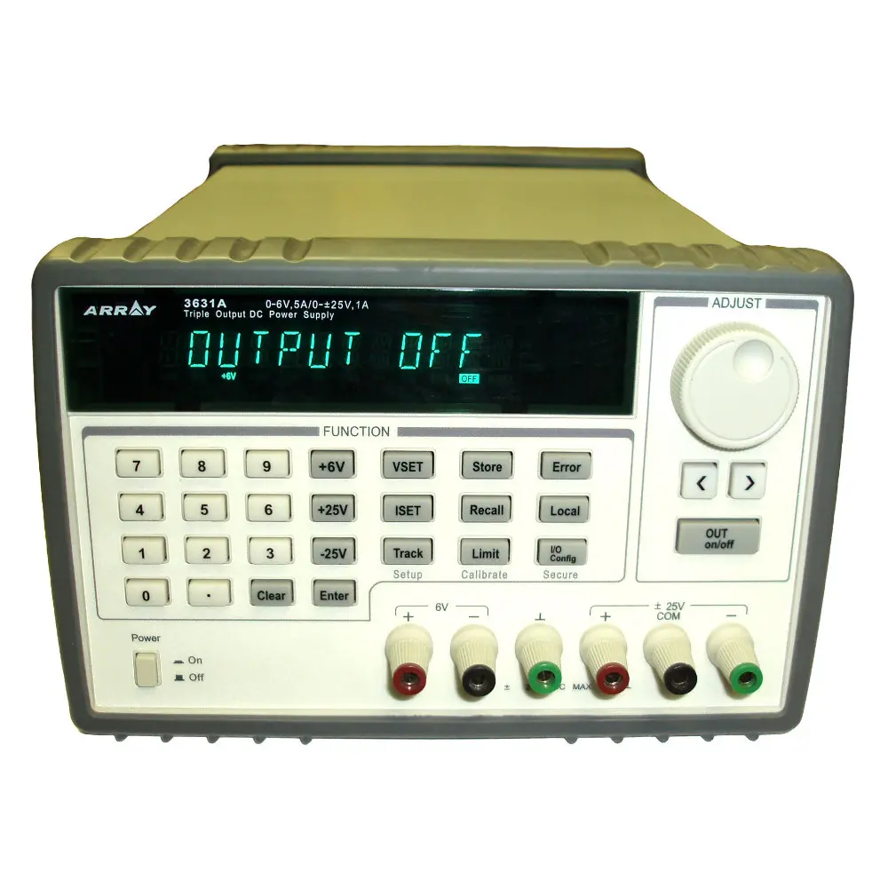 Triple Output DC Bench Power Supply