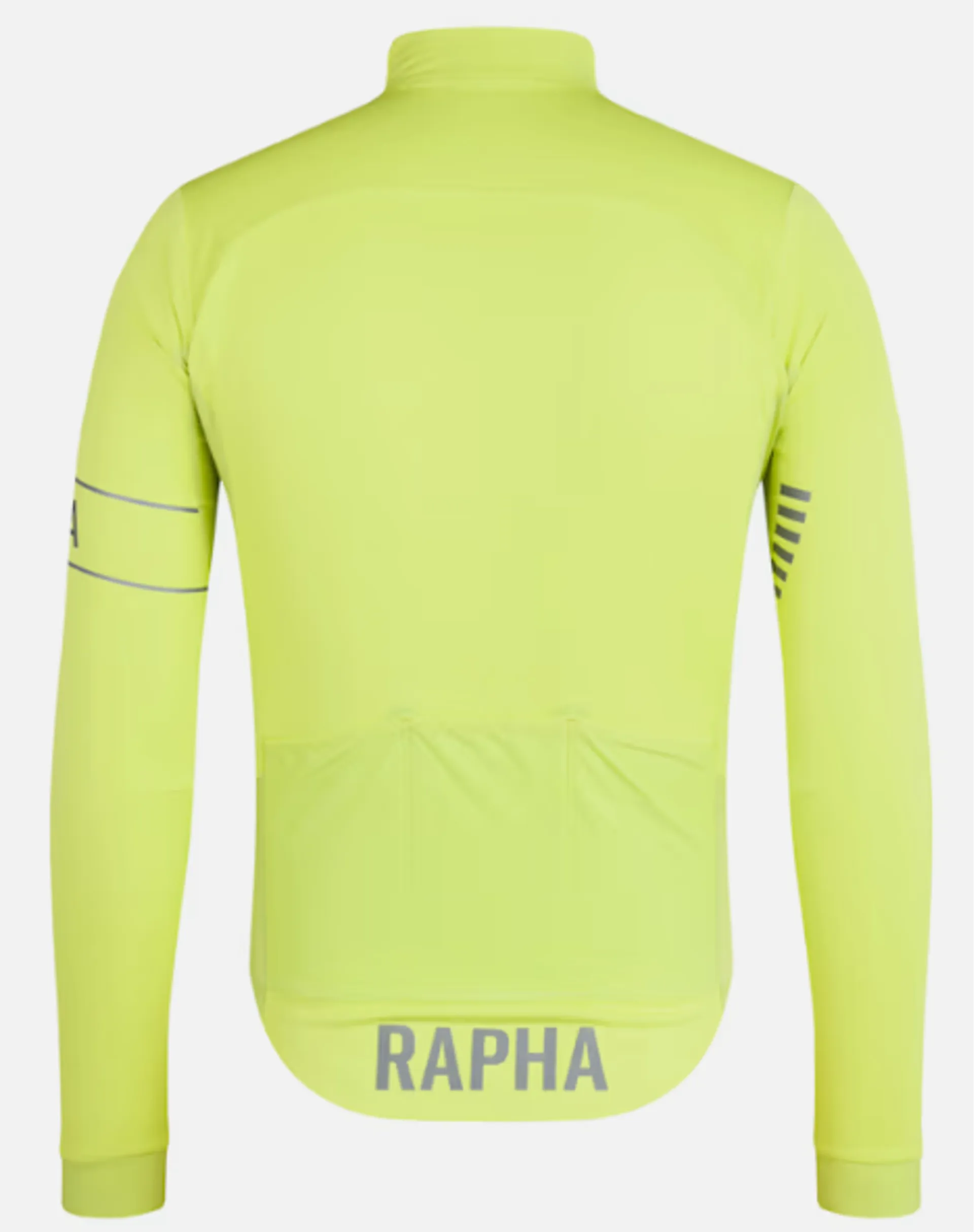 Rapha Men's Pro Team LS Windstopper Jersey - Lime / Silver