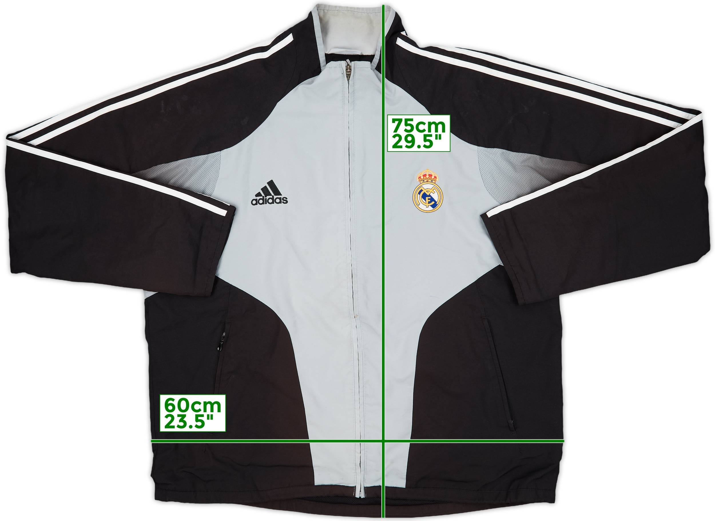 2004-05 Real Madrid adidas Track Jacket - 6/10 - (XL)