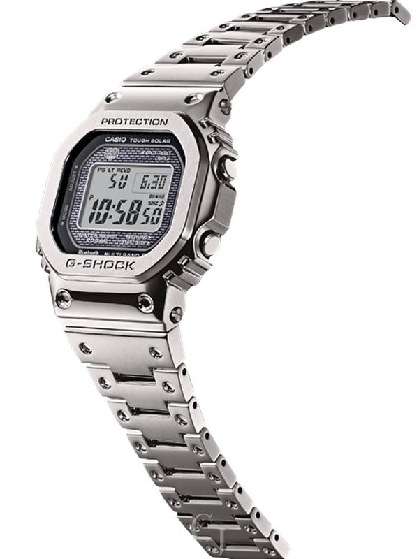 G-SHOCK SOLAR FULL METAL SILVER-TONE BLUETOOTH GMW-B5000D-1CR