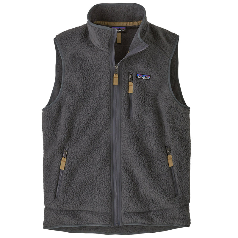 Patagonia Retro Pile Fleece Zip Vest - Forge Grey – Cleanline Surf