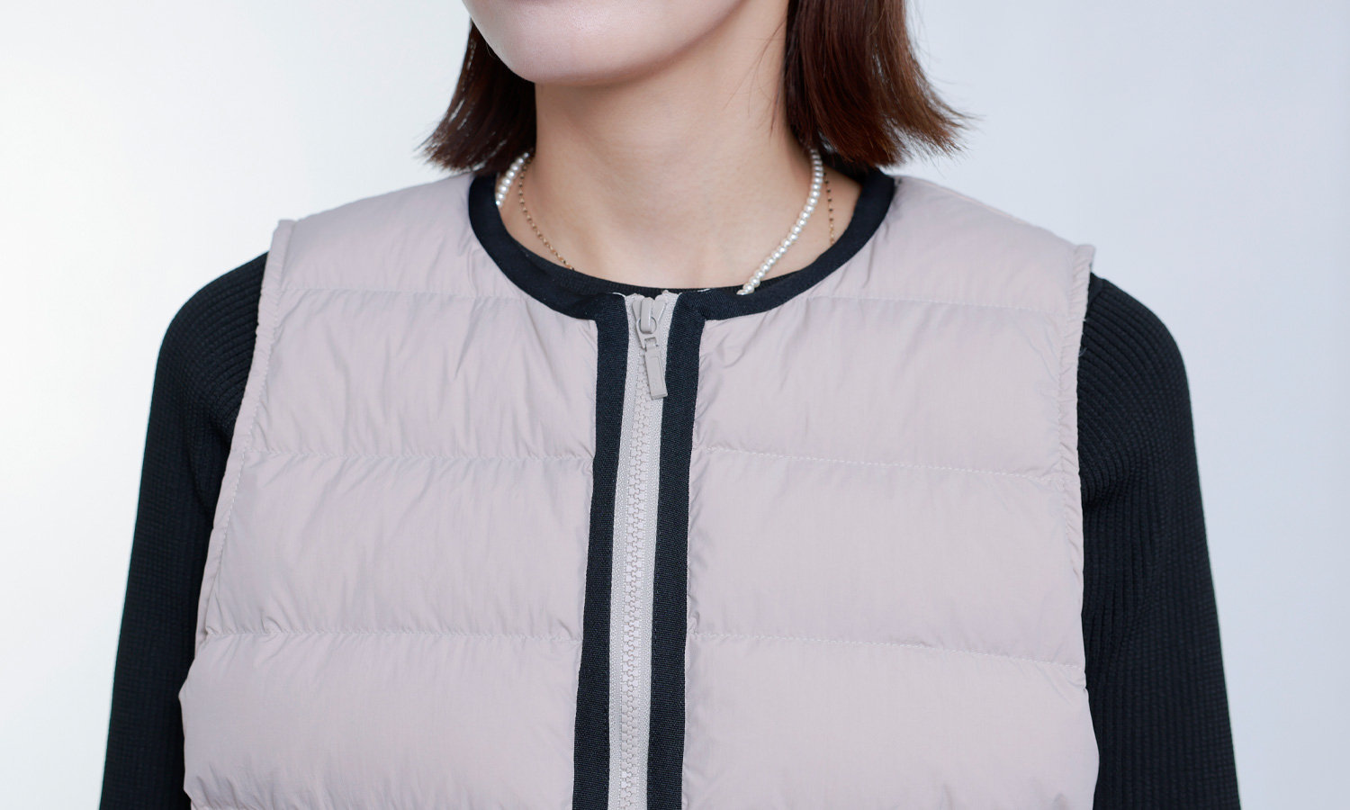 50％OFF】ペプラムライトダウンベスト / TRECODE公式通販 「大人可愛い