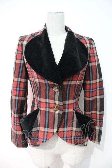 ヴィヴィアンウエストウッド 中古 / タータンチェックラブジャケット1