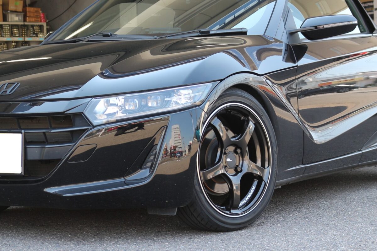 完成】ホンダ S660にアドバンレーシング TC-4装着！16inch＆17inch