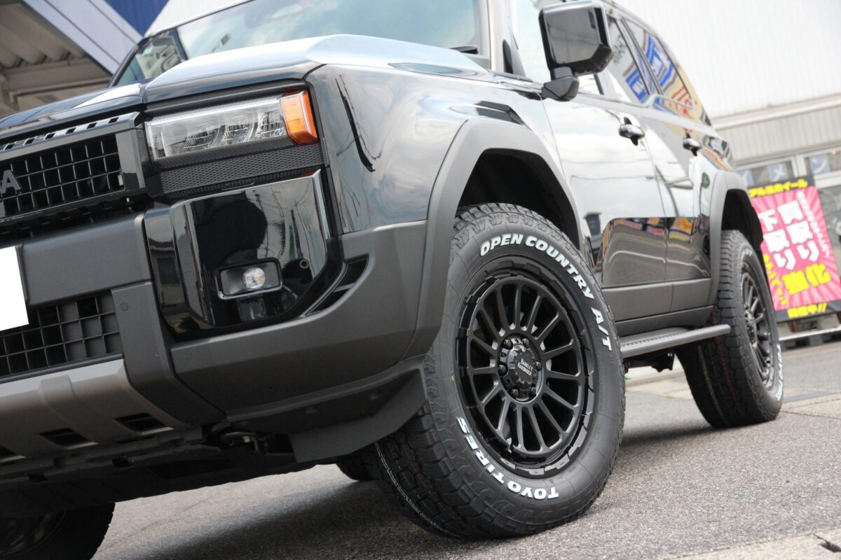 ランクル250 ノーマルフェンダーで20インチオフロードカスタム