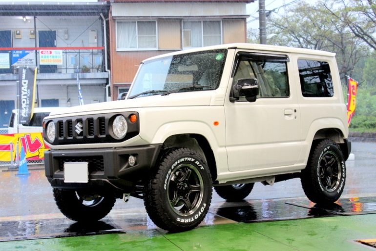 JB64ジムニーの性能アップを図れ！！SSRの軽量スポーツホイール