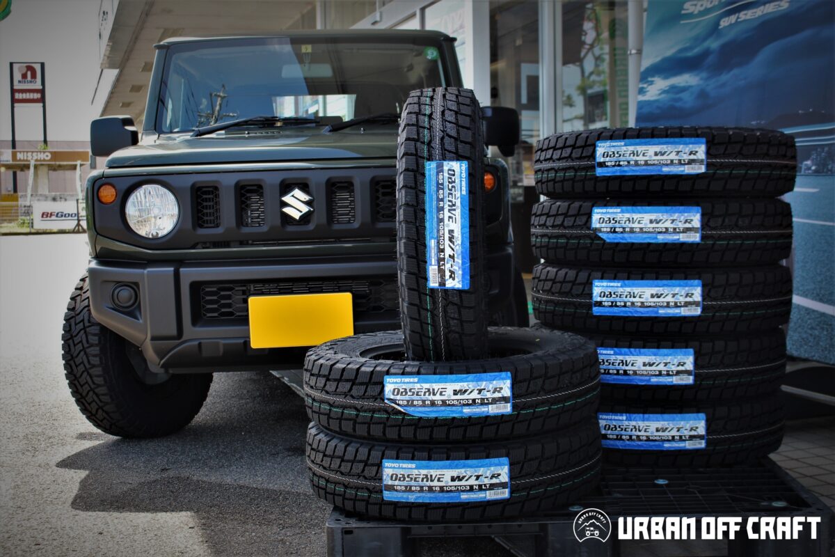64ジムニーは、冬もタイヤサイズにこだわる！185/85R16スタッドレス